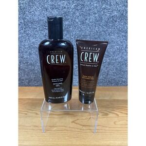 American Crew Light Hold Styling Gel 8.45 oz~And Firm Hold Styling Gel 3.3 fl oz